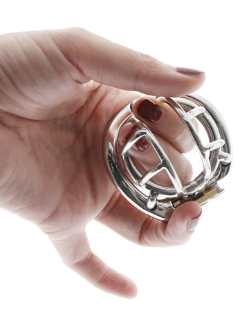 Mini Chastity Cage for pathetic cock