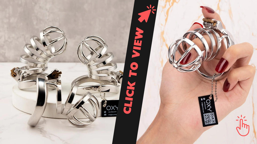 Steel chastity cage