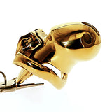 HTV3 golden boy chastity cage holy trainer