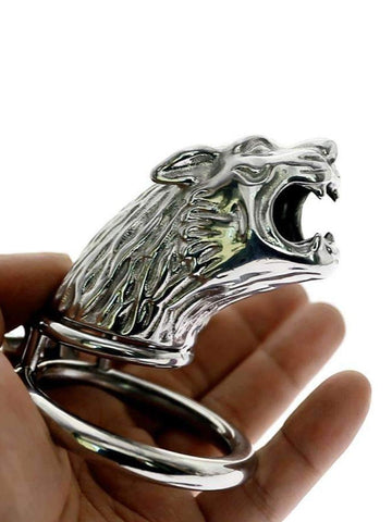 Eye of the Tiger - Tiger Head Style Chastity device