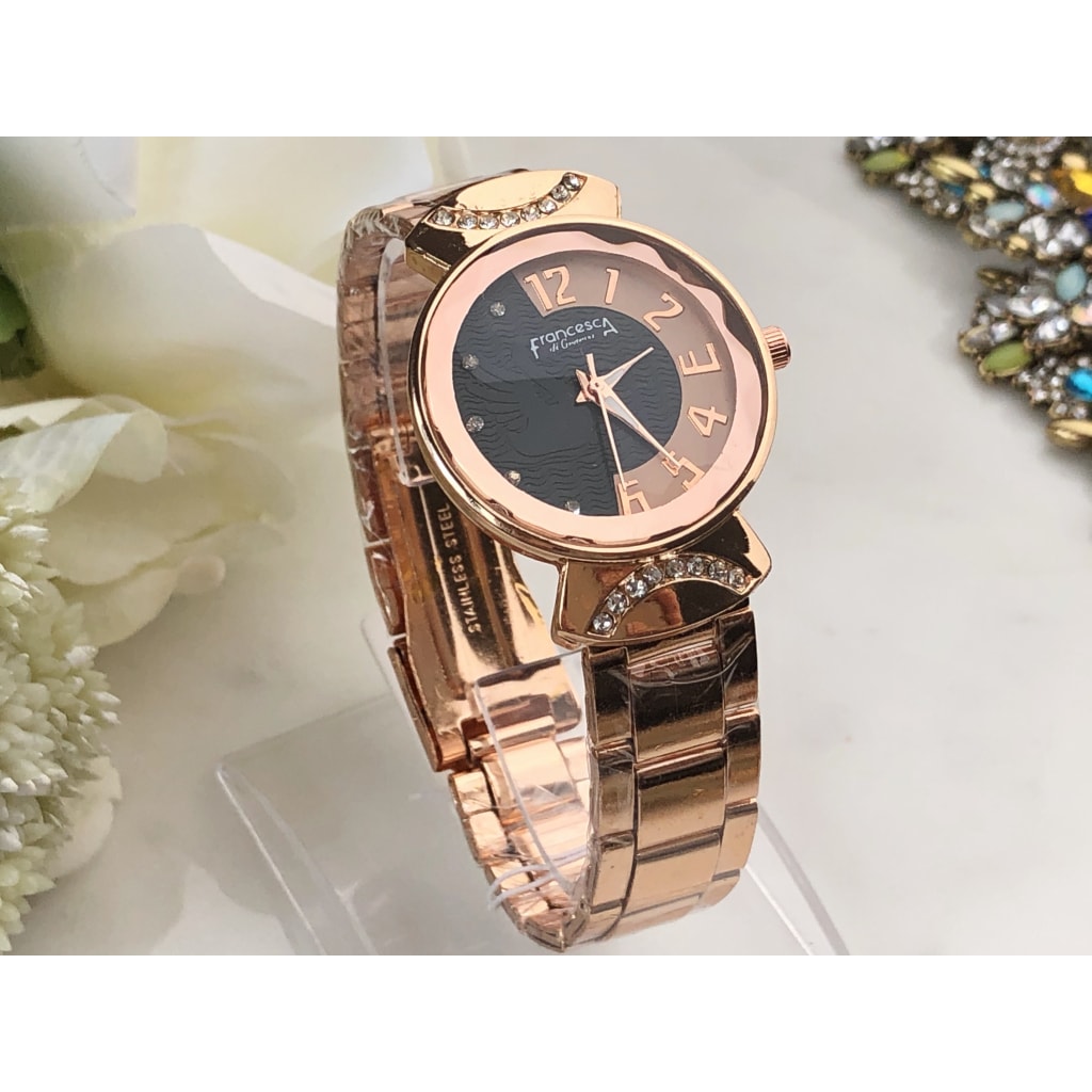 Ceas rose gold Francesca di Geneva C015