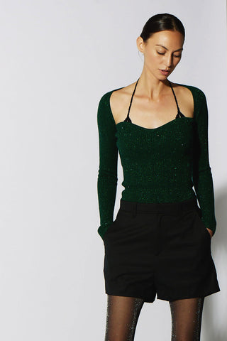 ARLO TOP GREEN CASHMERE Knuefermann