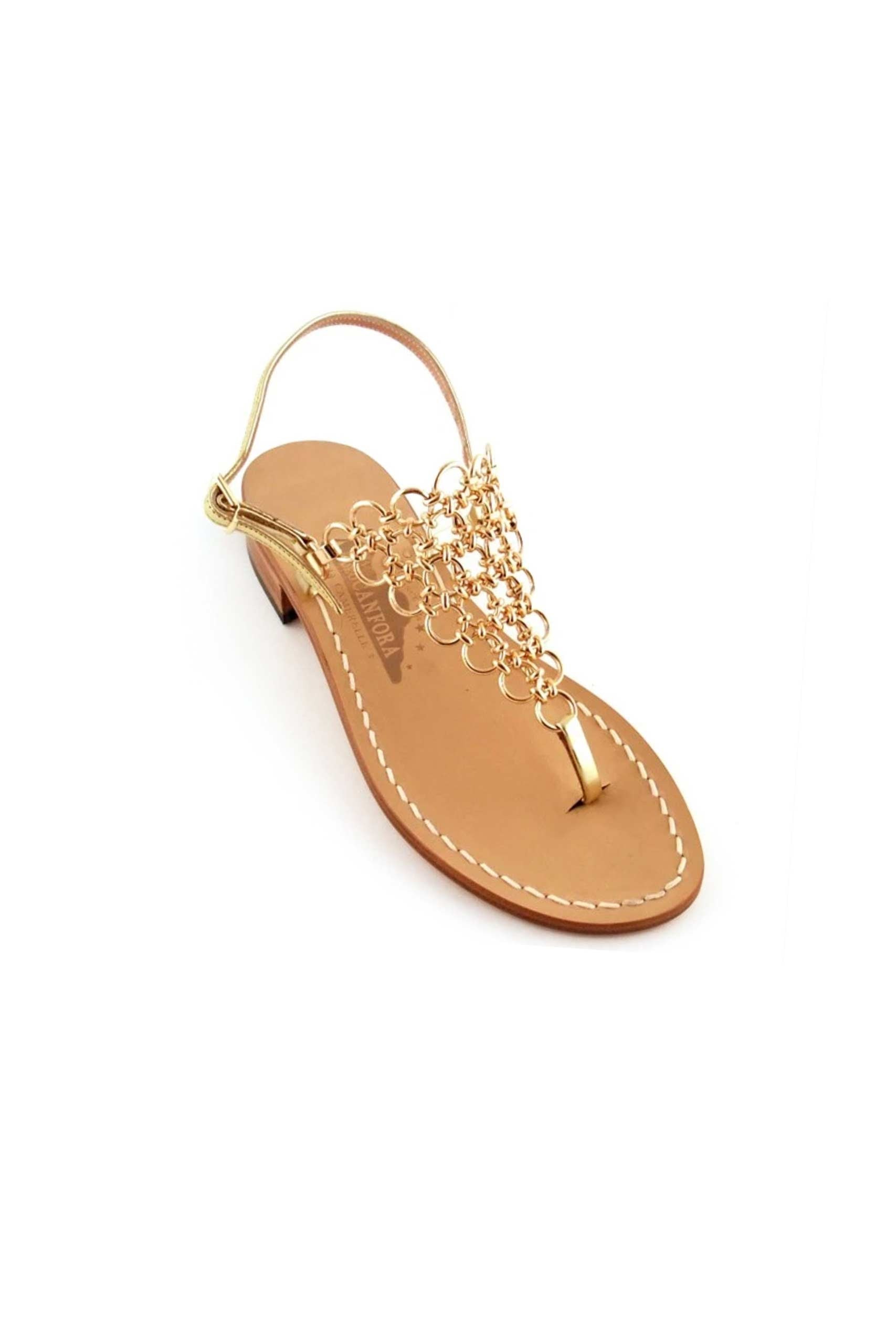 CANFORA カンフォラK Silver Sandals IT8サイズ-