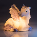 Unicorn LED Kids Table Lamp Nigh Light White/Purple