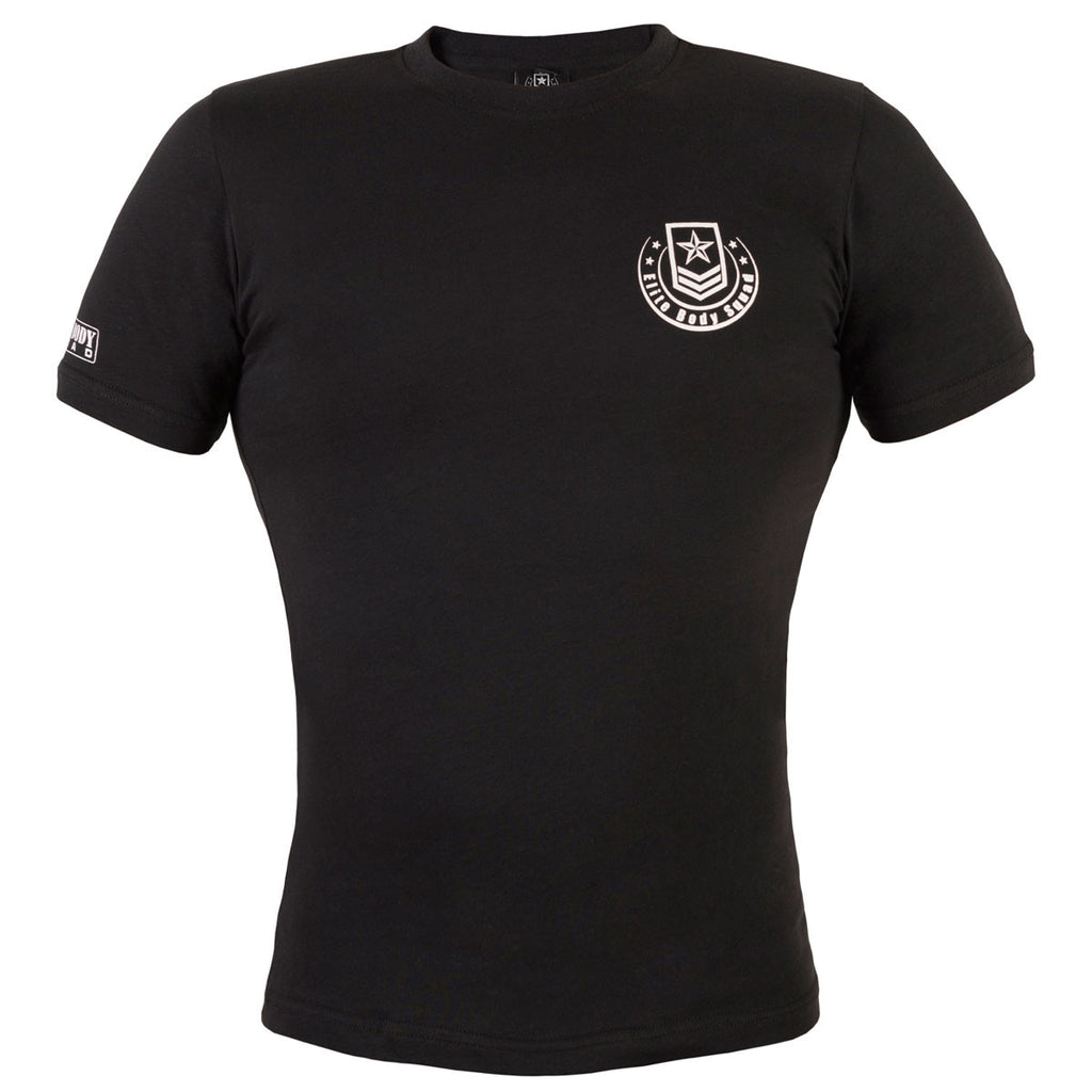 Black Fitted T-Shirt – Elite Body Squad