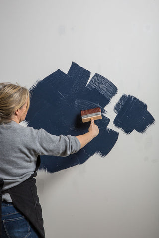 Loree Pringle painting wall 