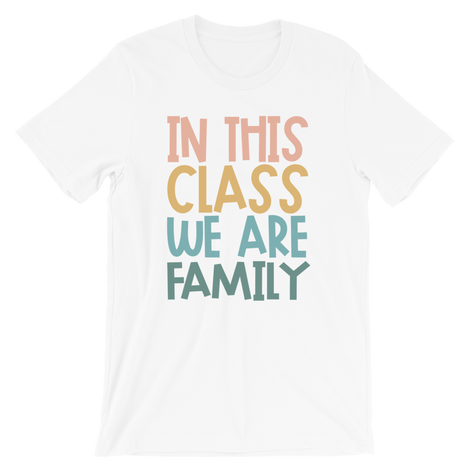 in this class we are family – The Cutesy Class