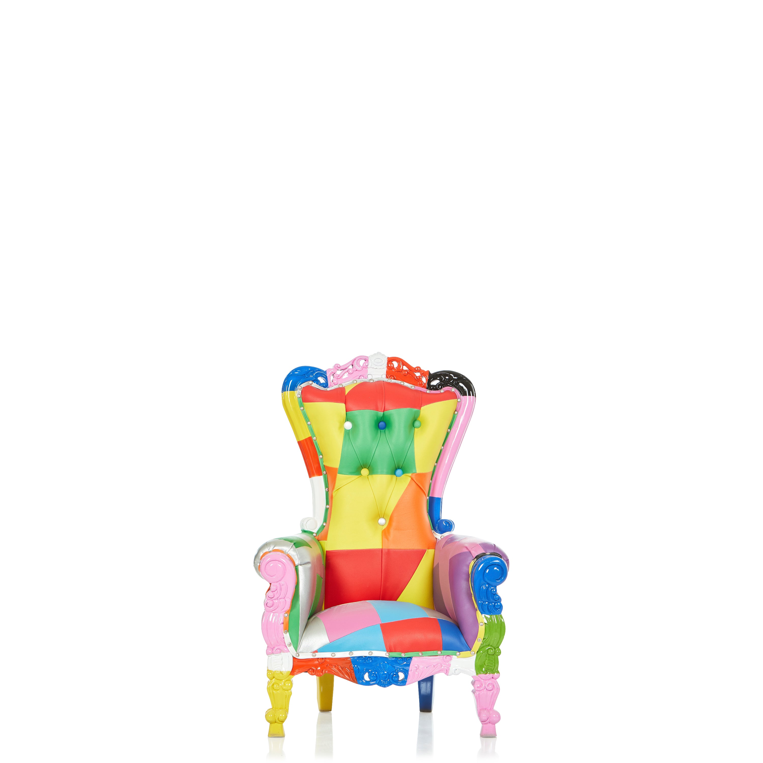 rainbow throne chair