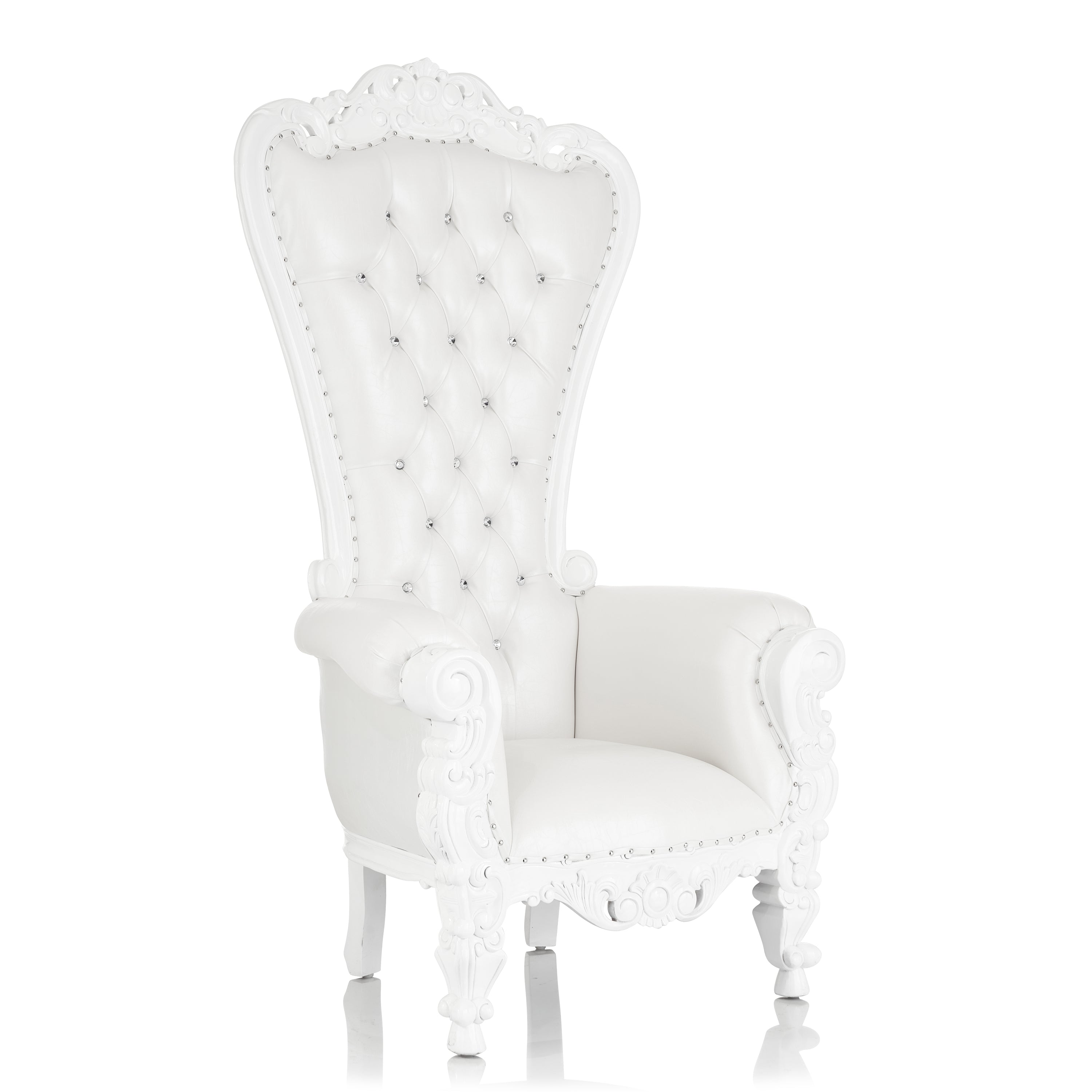 big white chair