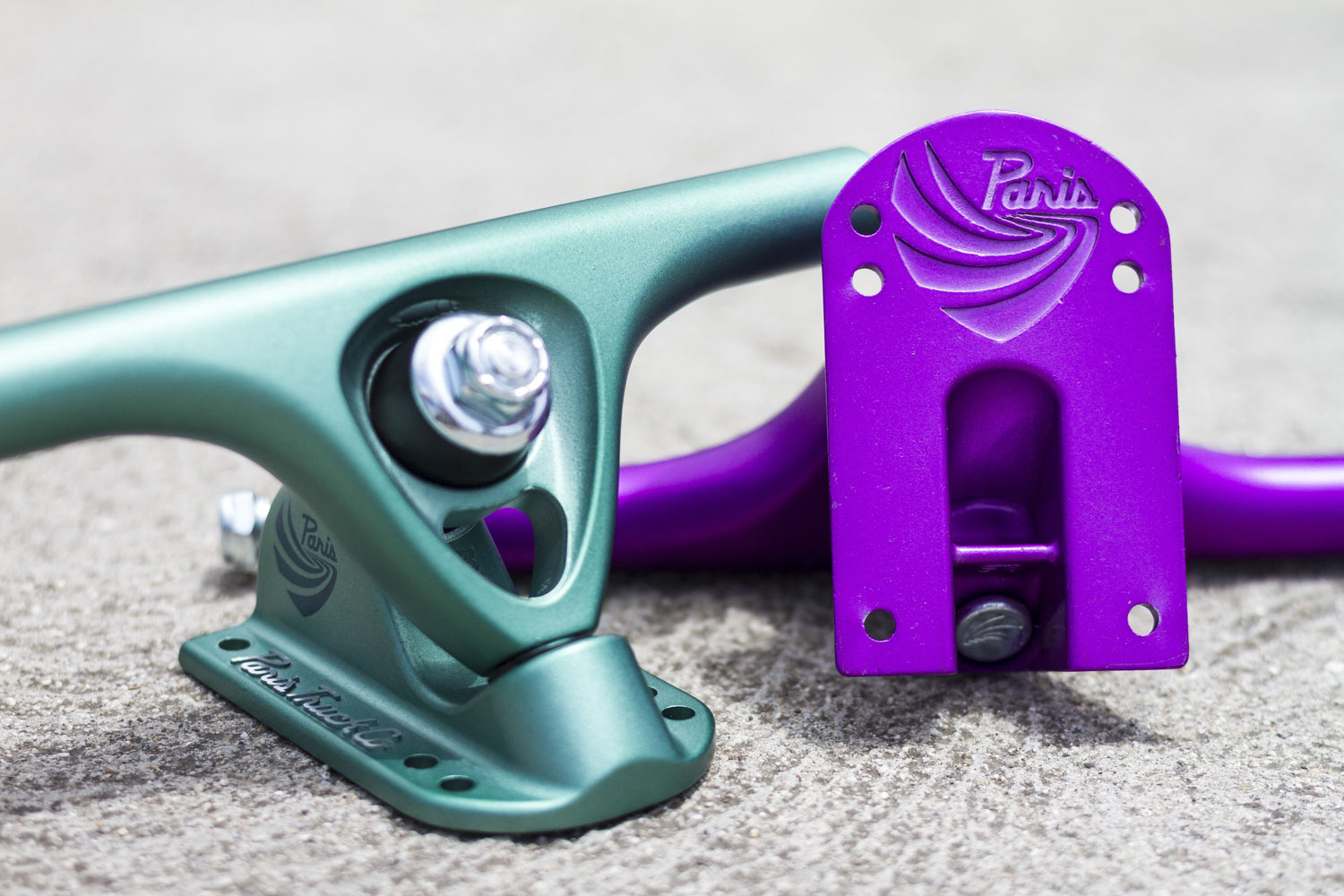 Paris Trucks V3 Sage Green and Magic Magenta