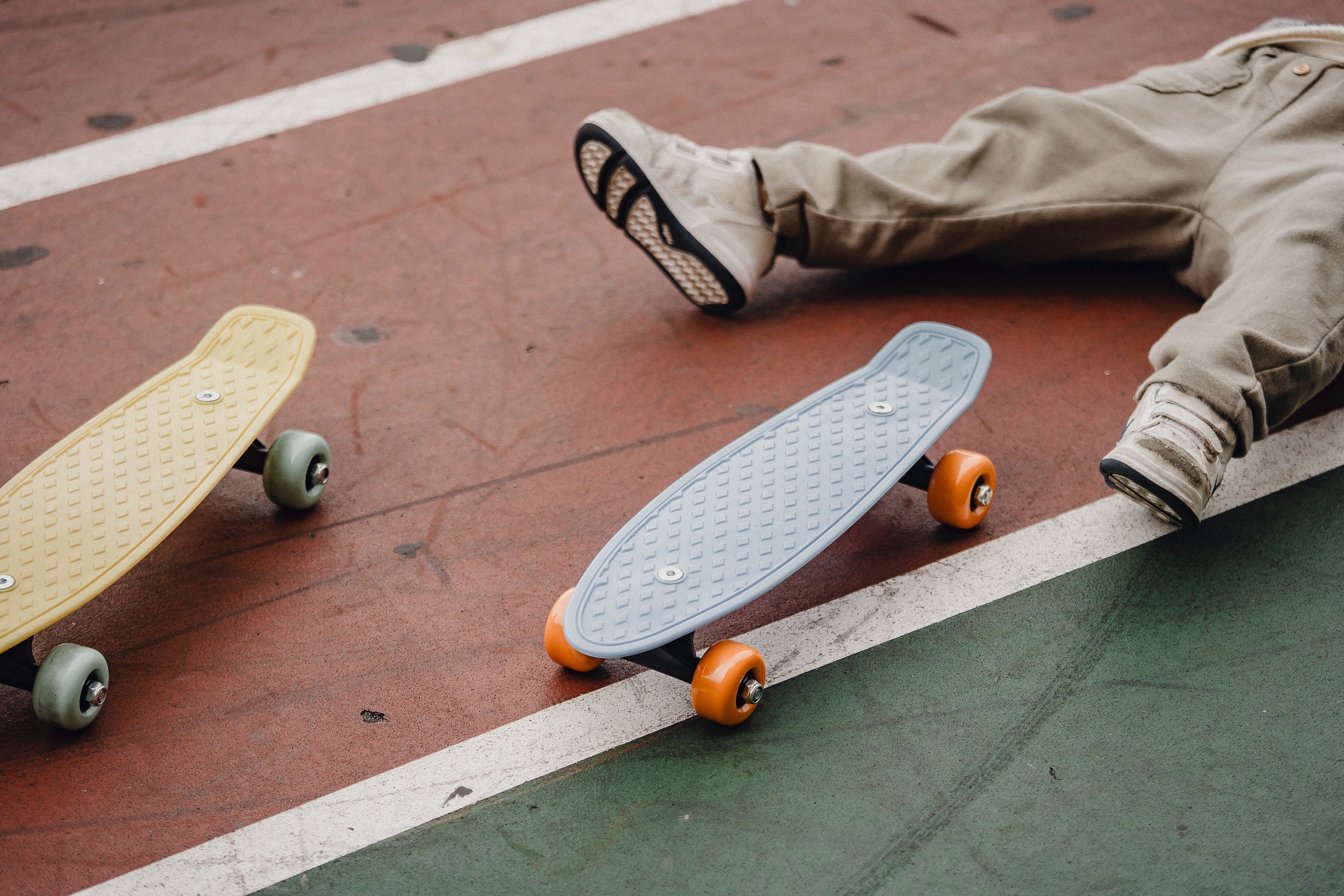 Toddler With Penny Boards