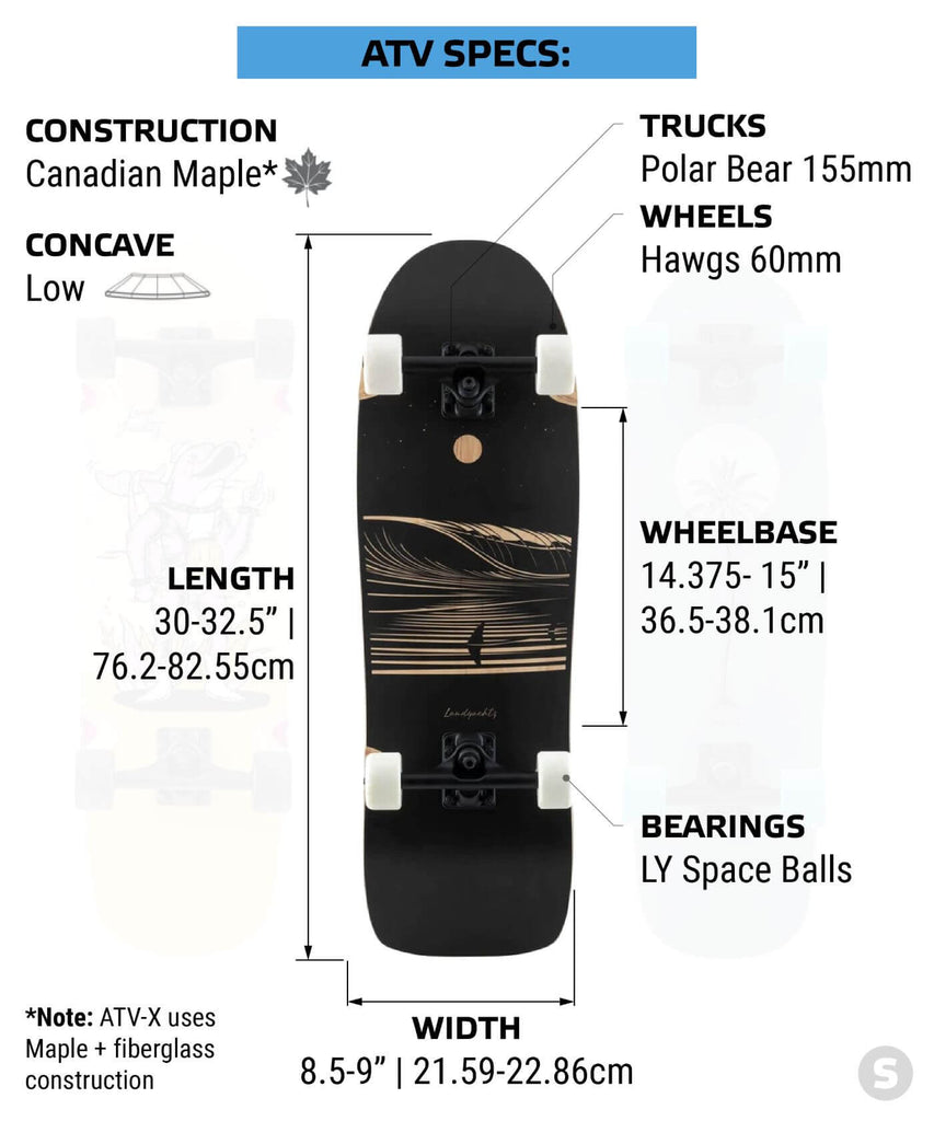 landyachtz atv vs dinghy