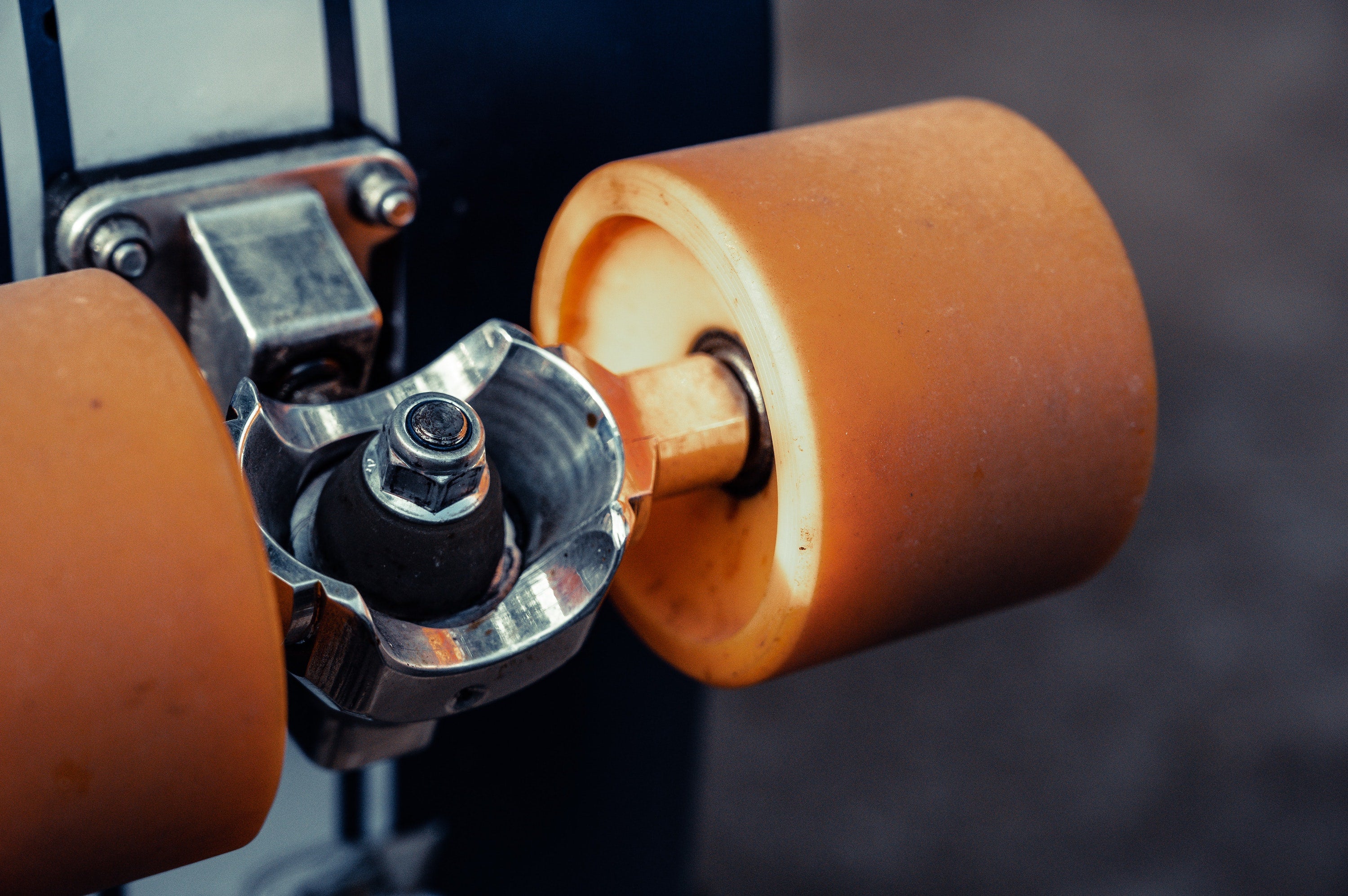 Skateboard Wheel Close Up