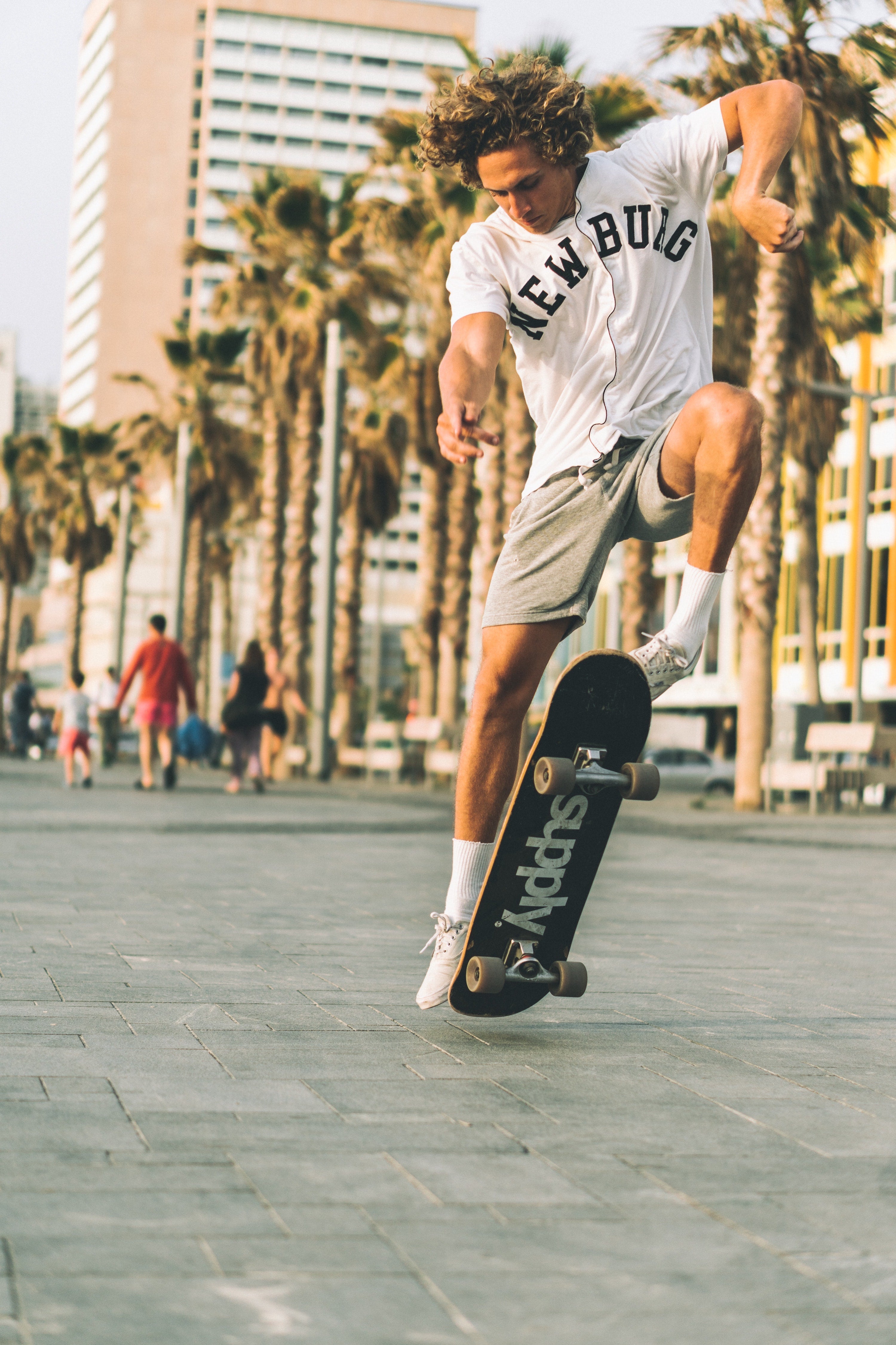 Skater Doing Ollie