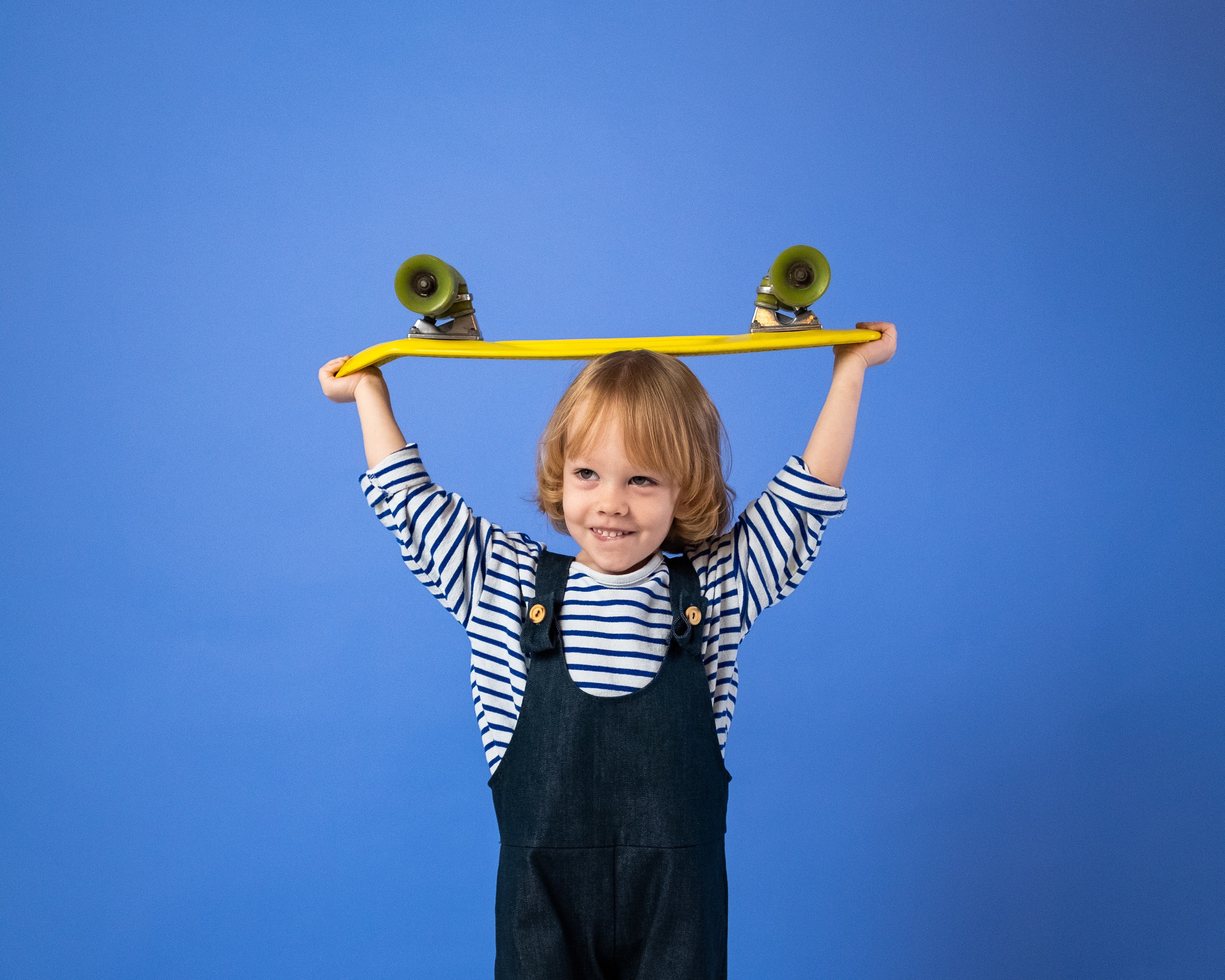 Toddler With Board