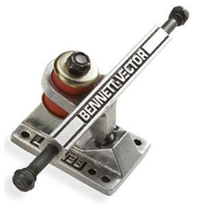 Bennett Vector Skateboard Truck, Silver