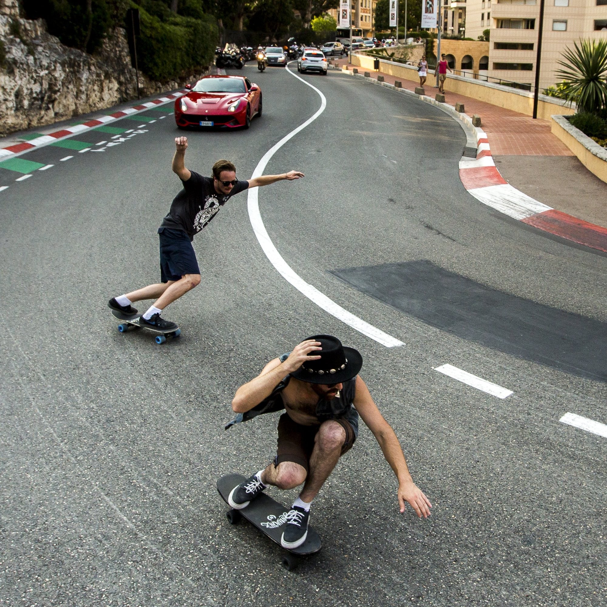 Downhill on the Landyachtz Dinghy