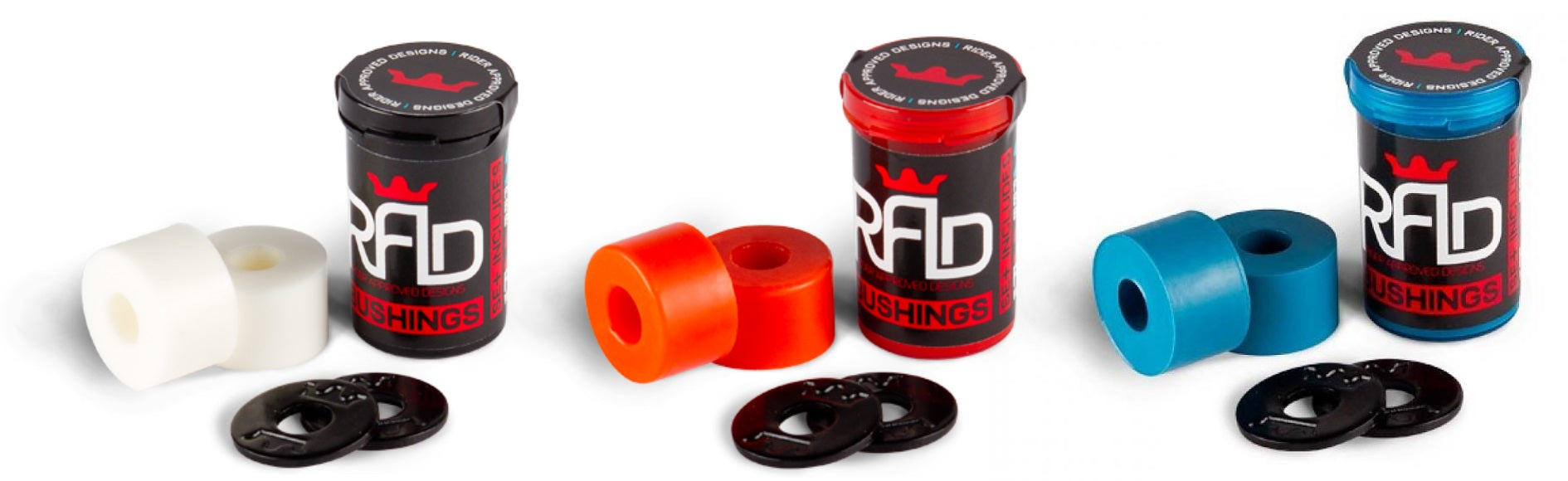 Rider Approved Designs (RAD) Bushings