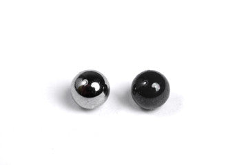 Steel and Ceramic Ball Bearings Side by Side