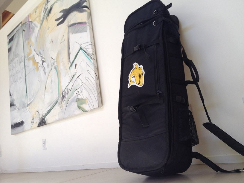 Travel friendly with a slightly larger skate bag.