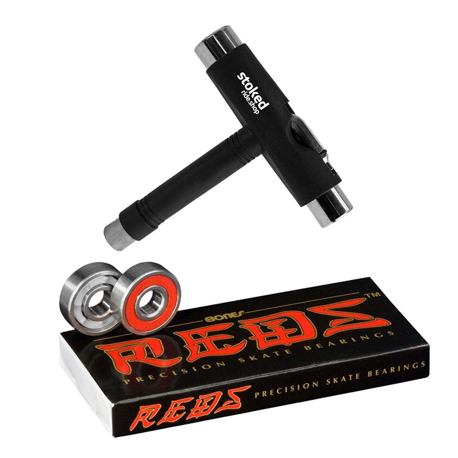 Bones Reds Bearings and Stoked T-Tool