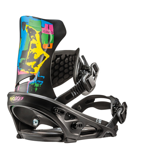 Flux Snowboard Bindings, Flat Rocker Series, DS (2019)