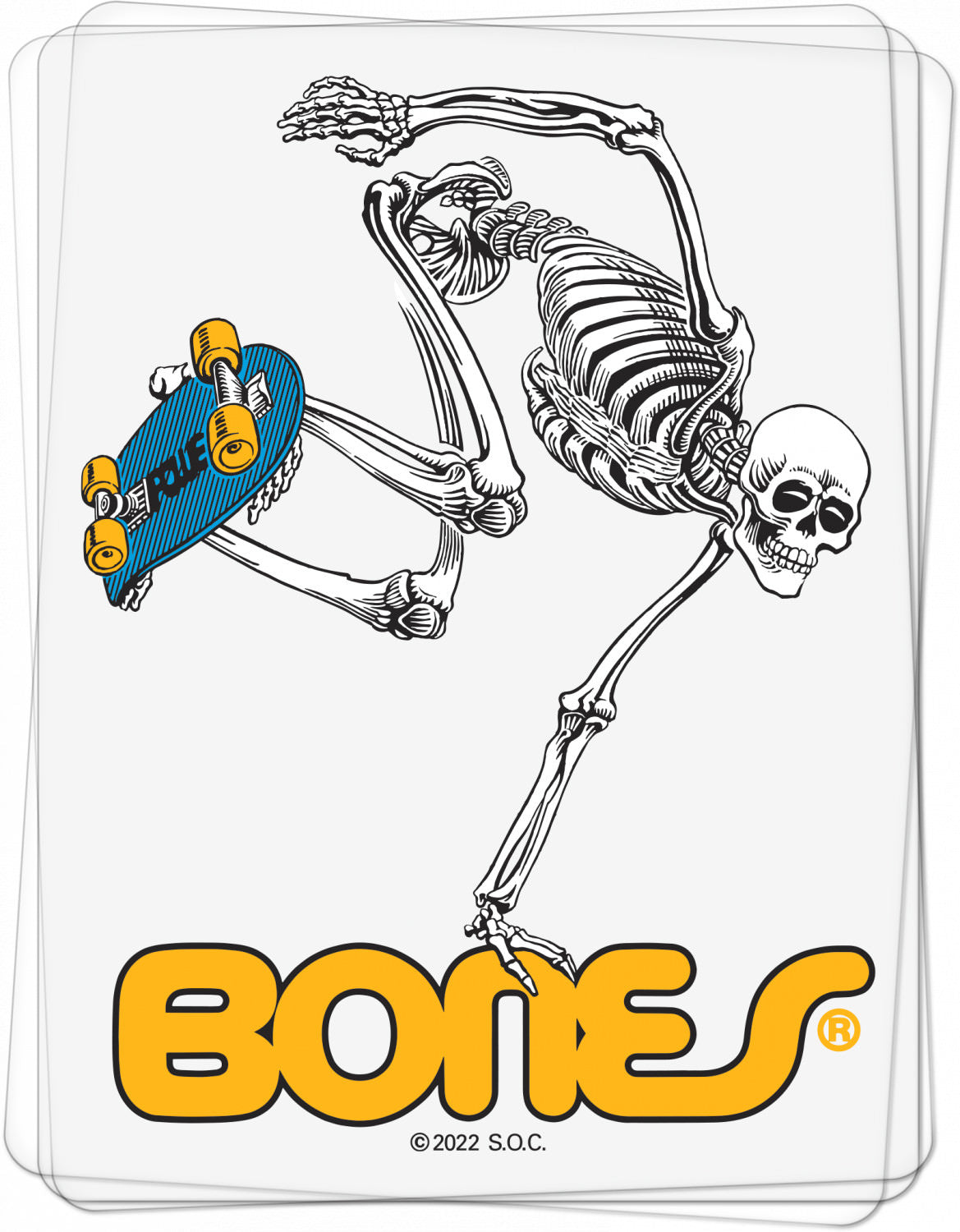 Powell-Peralta Skateboarding Skeleton OG Sticker