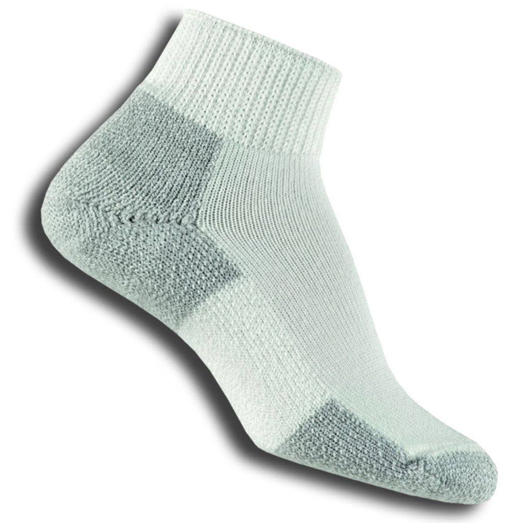 thorlo thick cushion running crew socks