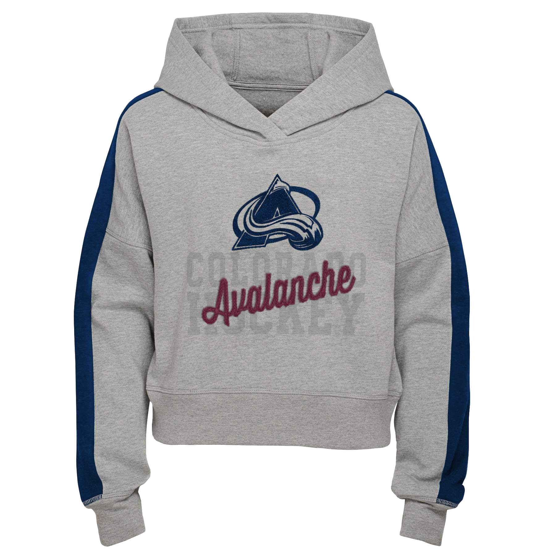 Outerstuff NHL Youth Boys Colorado Avalanche Primary Logo Fleece Hoodi –  Fanletic