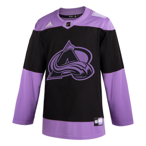 avalanche hockey fights cancer jersey