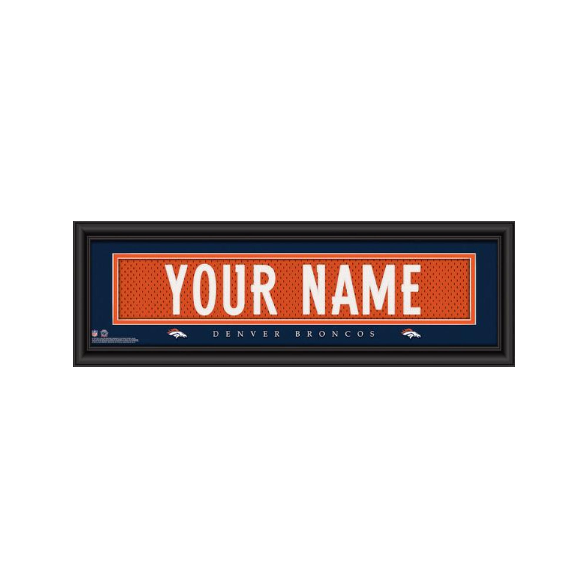 broncos jersey with your name