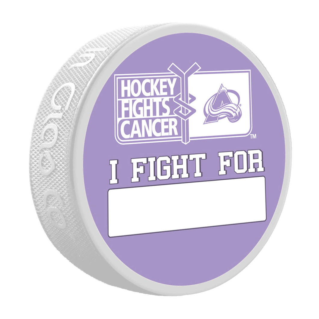 hockey fights cancer avalanche