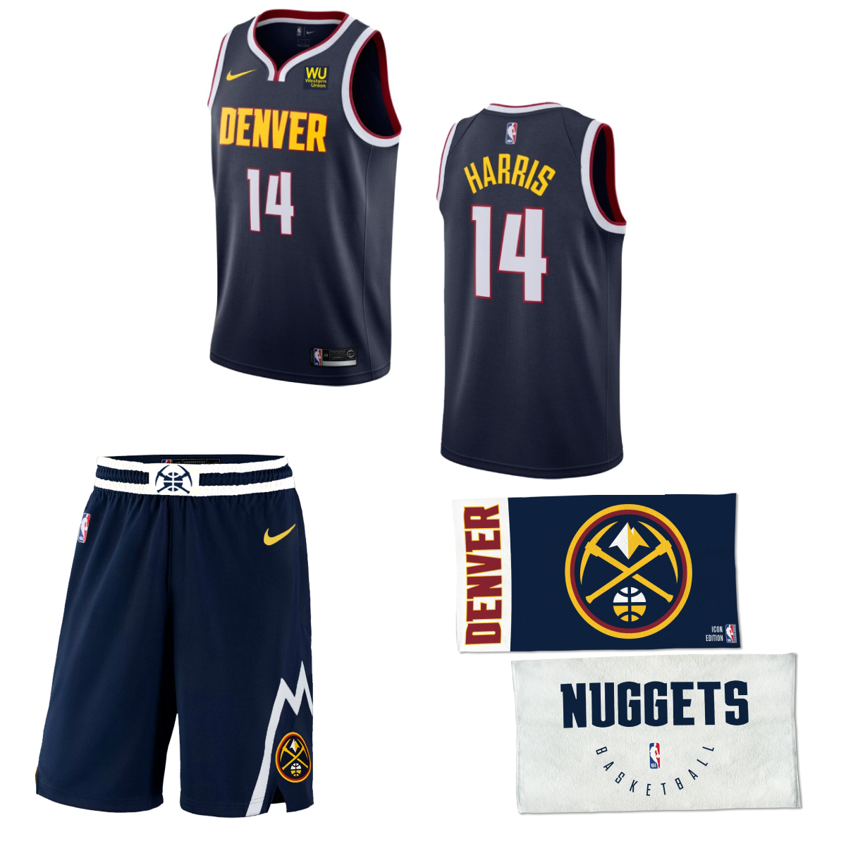 denver nuggets jersey and shorts