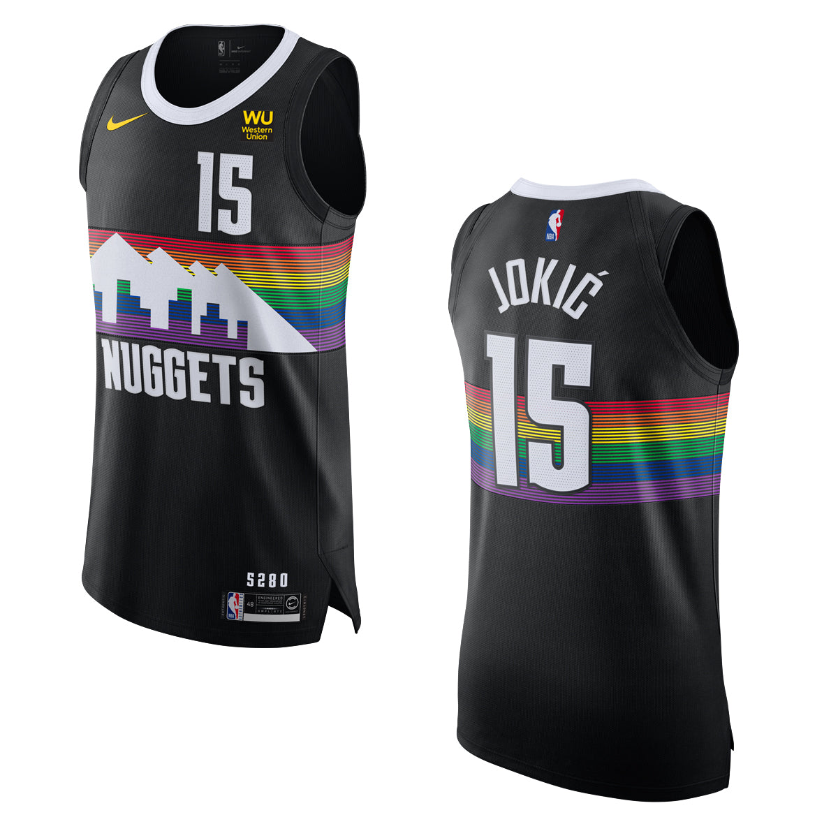 nuggets authentic jersey
