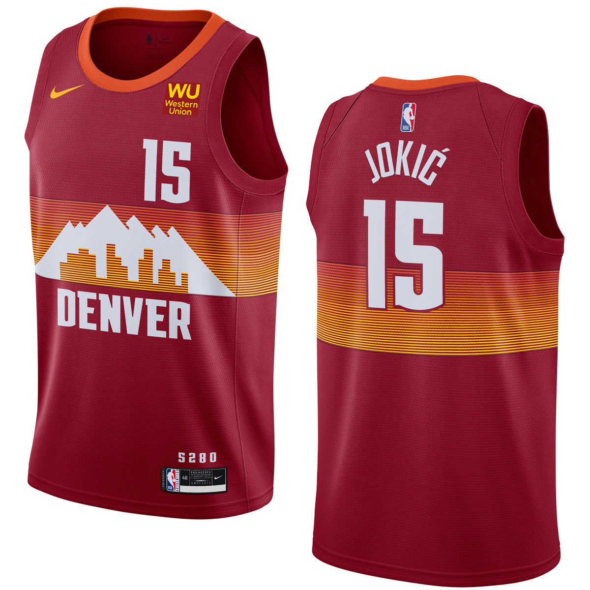 denver nuggets nike city edition swingman jersey