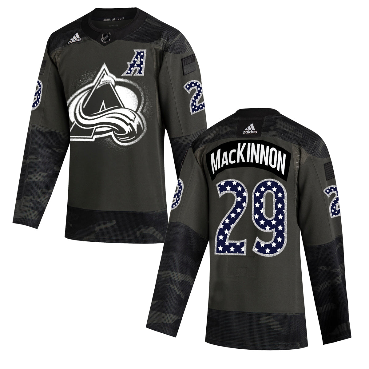 2020 Avalanche Military Player Jersey 