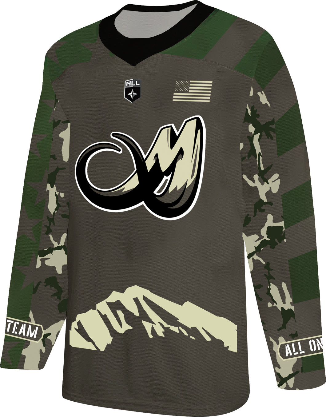 colorado avalanche military jersey