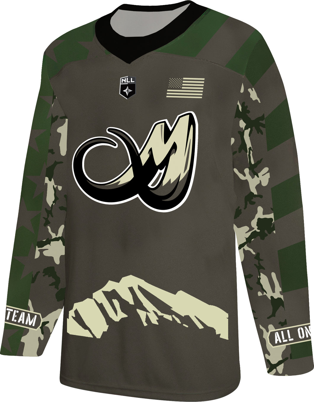 avalanche military jersey