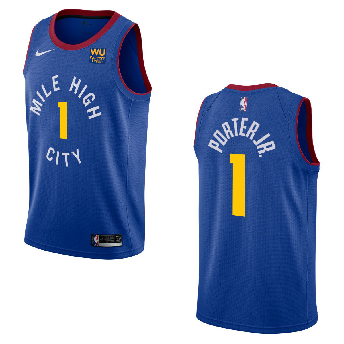 nuggets christmas day jersey