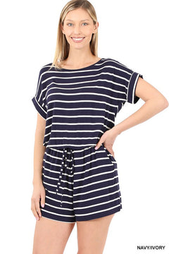 Jailbreaker Romper - Navy