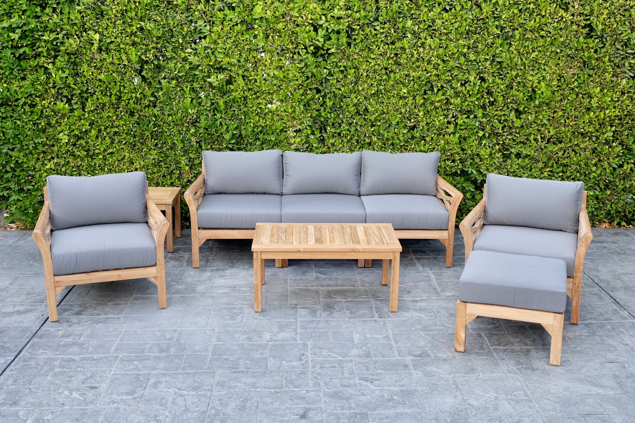 Teak And Sunbrella Outdoor Furniture