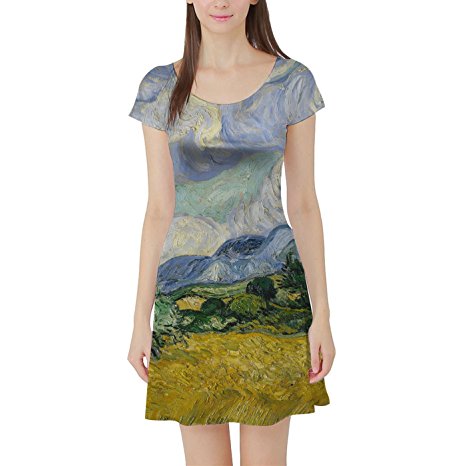 Vincent Van Gogh Fine Art Painting Fleece Leggings for Women Sizes XS-3XL  Fleece Winter Warm