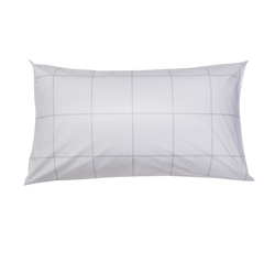 White Grey Pillow Case Cover