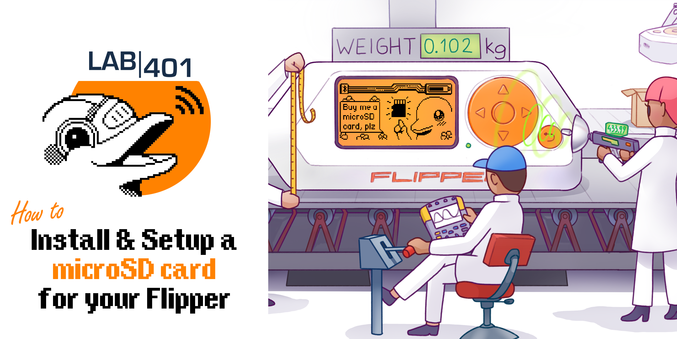 Carte microSD pour Flipper Zero – Lab401