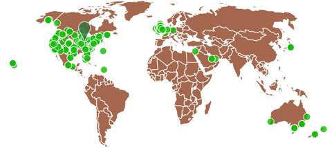 Sales map of Ponoma Steel