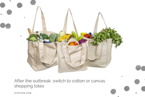 canvas shopping totes