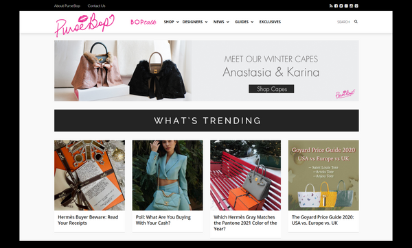 PurseBop website