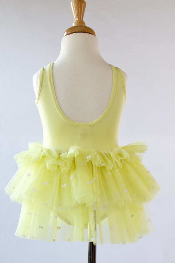 yellow tutu dress