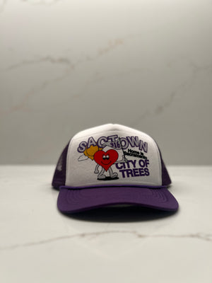 Capitol City Trucker Hat (Purple) - The People Of Sacramento 