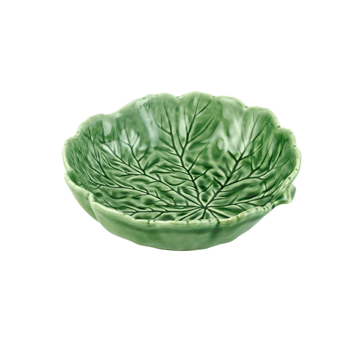 ceramic lettuce leaf bowl